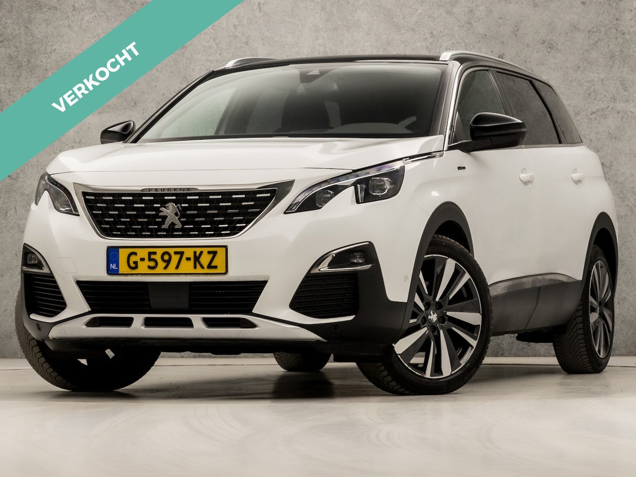 Peugeot 5008 - 1.2 PureTech GT-Line 7 Persoons (APPLE CARPLAY, 360 CAMERA, LED KOPLAMPEN, SPORTSTOELEN, Z - AutoWereld.nl