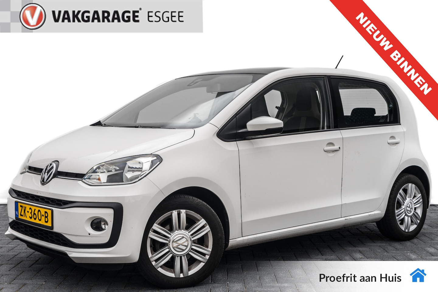 Volkswagen Up! - 1.0 BMT high up! RIJKLAAR INCL : GARANTIE, | Panorama schuif-/kanteldak | Cr Control | 15 - AutoWereld.nl