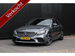 Mercedes-Benz C-klasse - 180 AMG LINE | PANO | STOELVERW. | HALF LEDER | LED | CAMERA | NAVI | CRUISE |