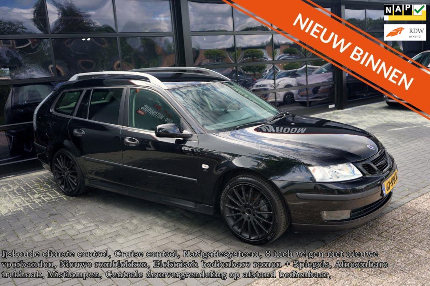 Saab 9-3 Sport Estate - 1.8 Vector 1.8 Vector, Clima, Navi, CC, Elek pakket - AutoWereld.nl