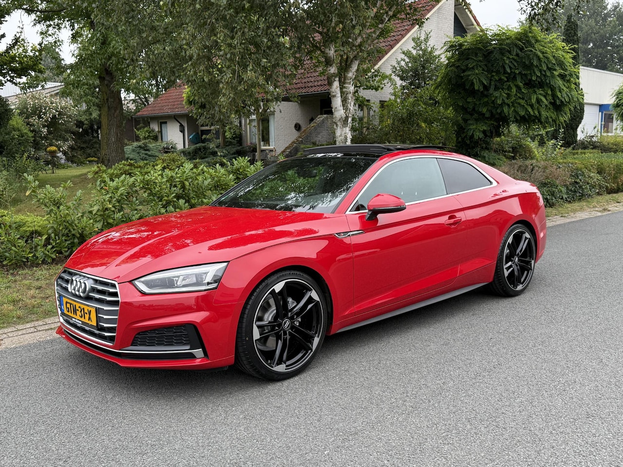 Audi A5 Coupé - 40TFSI S-Line 190PK Automaat•Pano•Leder - AutoWereld.nl