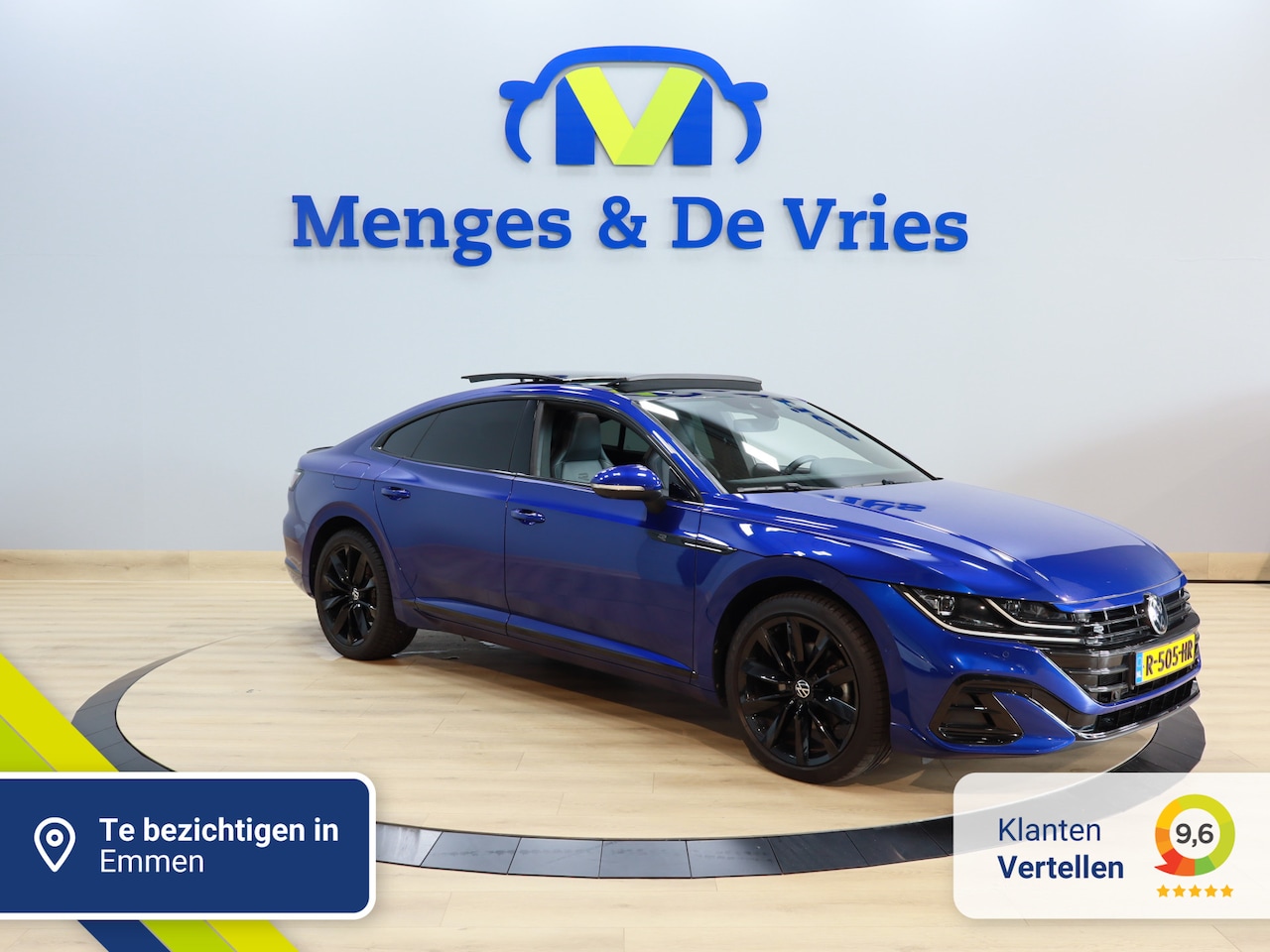 Volkswagen Arteon - 1.4 TSI eHybrid R-Line Business+ Airco ECC | Panorama | Virtual | Sfeer | Leder | Stuur Ve - AutoWereld.nl