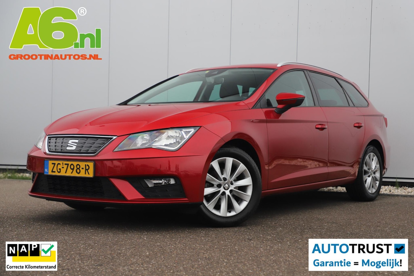 SEAT Leon ST - 1.0 EcoTSI Style Business Intense DSG Automaat Navigatie Achteruitrijcamera Carplay Androi - AutoWereld.nl