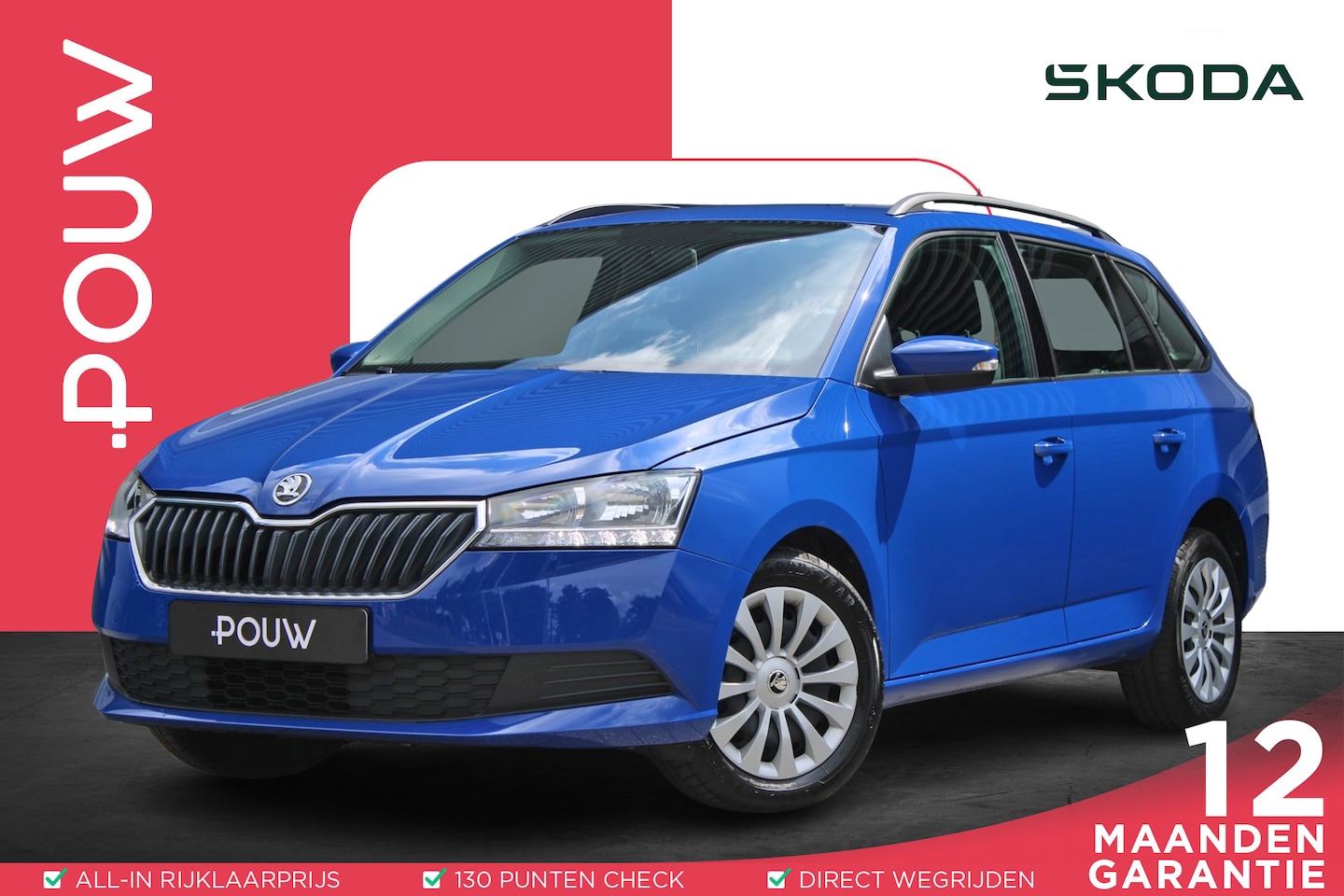Skoda Fabia Combi - 1.0 TSI 95pk Active | Cruise Control | Airco | Bluetooth | DAB - AutoWereld.nl