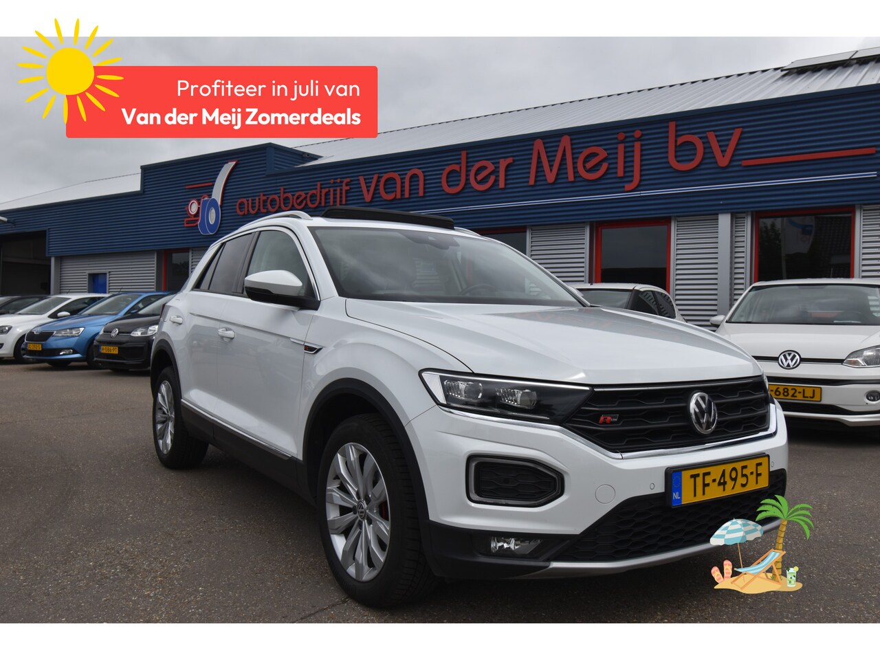 Volkswagen T-Roc - 1.5 TSI Sport 1.5 TSI Sport , PANORAMADAK  , CLIMA , CR CONTR  , LED KOPL ,  PDC V+A , - AutoWereld.nl