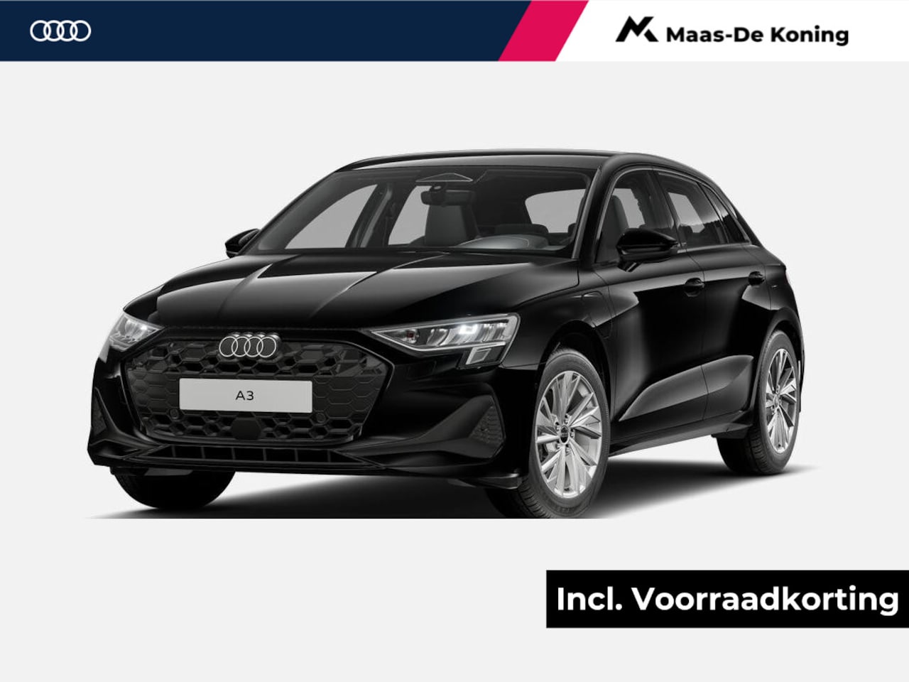 Audi A3 Sportback - 40 TFSI e Pro Line 204 PK · Sportstoelen zwarte stof · Lichtmetalen velgen 17 inch - AutoWereld.nl
