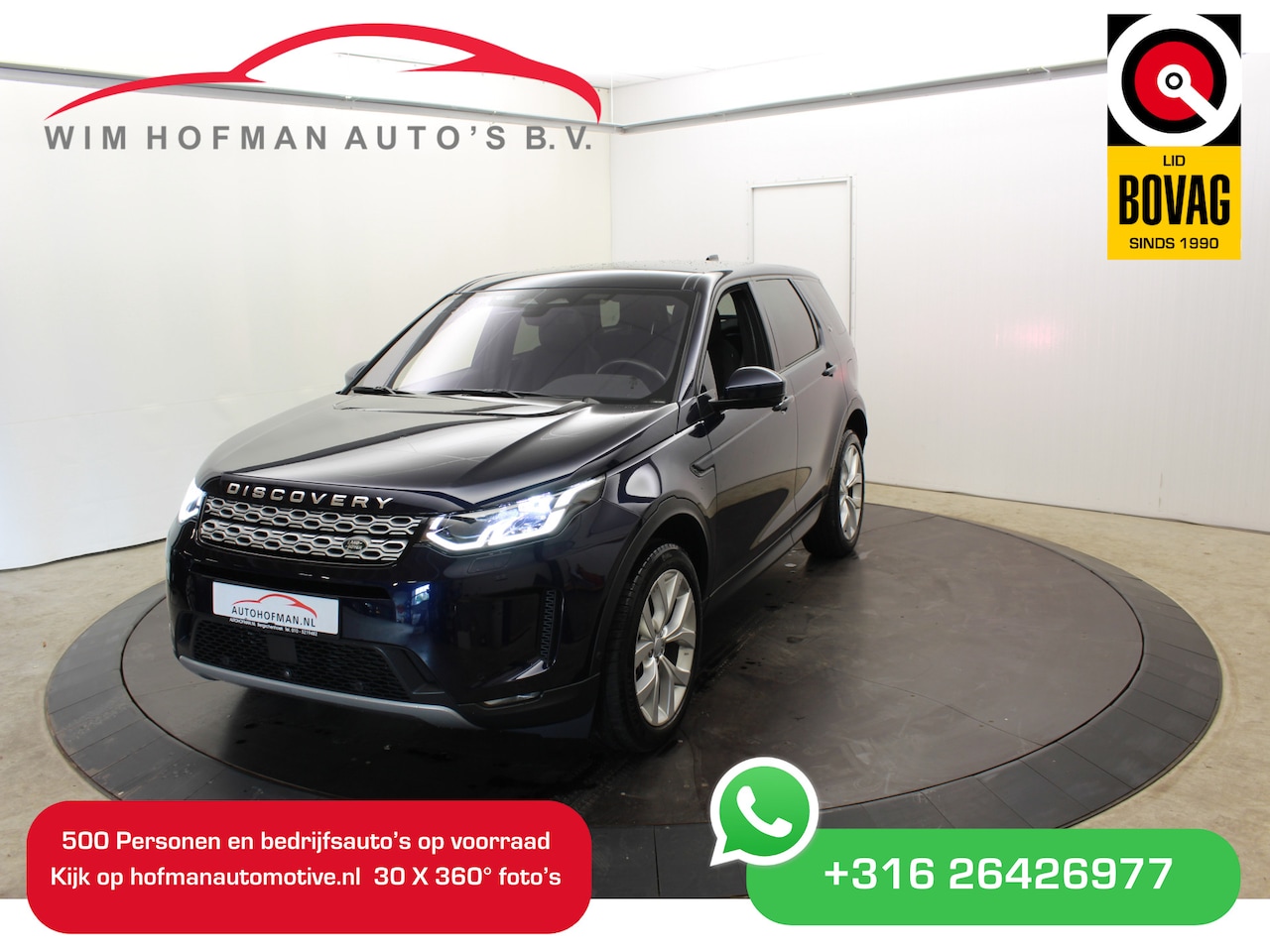 Land Rover Discovery Sport - Pano Elk. AKlep Dhoek Meridian Trekh Mem Seats Leer Winterpack 1.5 P300e PHEV Dynamic SE - AutoWereld.nl