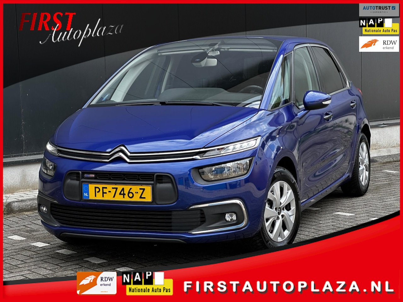 Citroën C4 Picasso - 1.2 PureTech Feel KEYLESS-ENTRY GO/NAVI/CARPLAY/PDC/6-BAK | KEURIGE STAAT ! - AutoWereld.nl