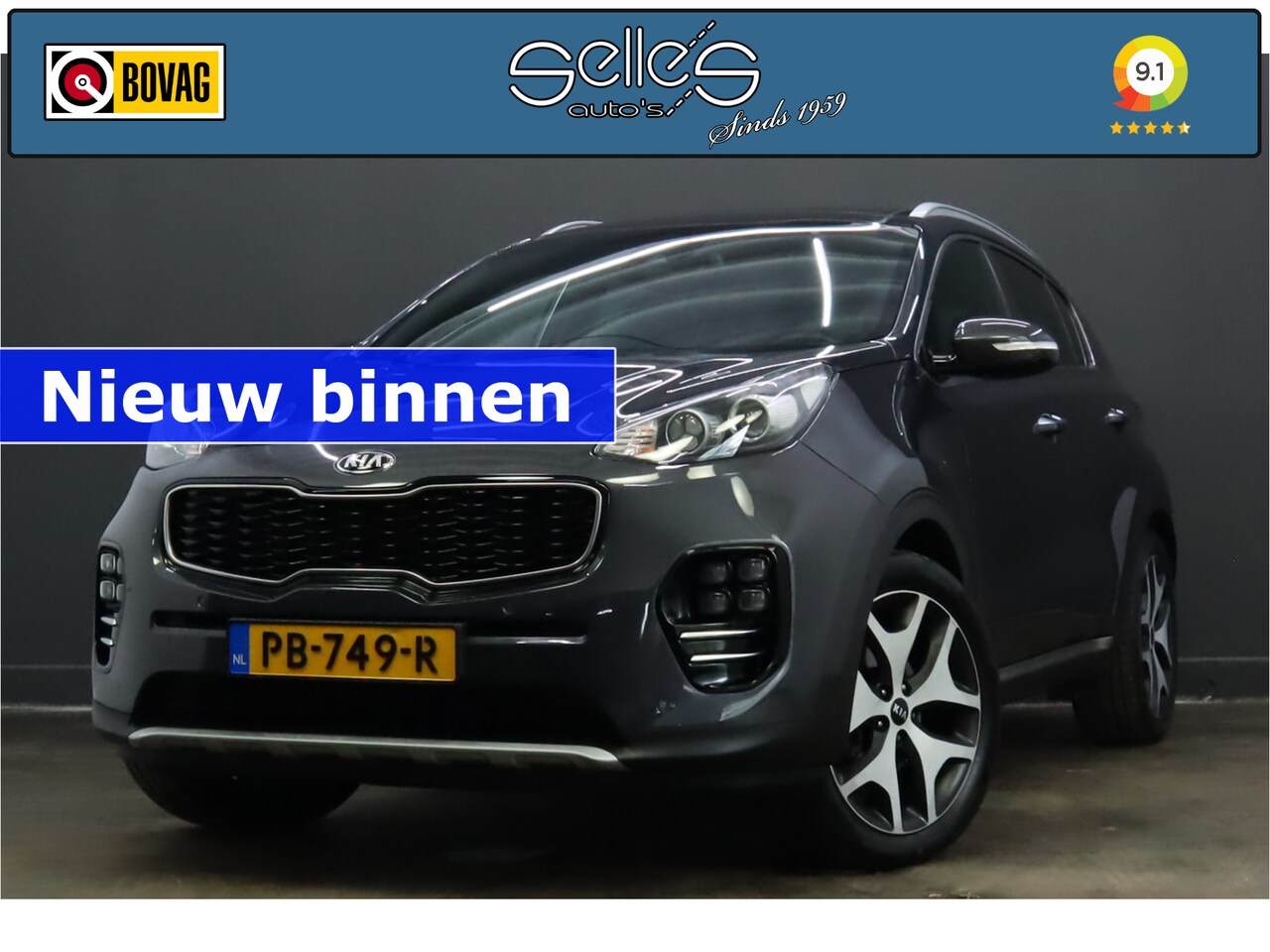 Kia Sportage - 1.6 T-GDI GT-Line Trekhaak | Camera | Applecarplay |  Schuif-/kantel dak | Stoelverwarming - AutoWereld.nl