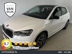 Skoda Fabia - 1.0 MPI Ambition AIRCO CRUISE NAVI VIA APP BLUETOOTH ELEK RAMEN CENT VERG ZWART DAK VELGEN