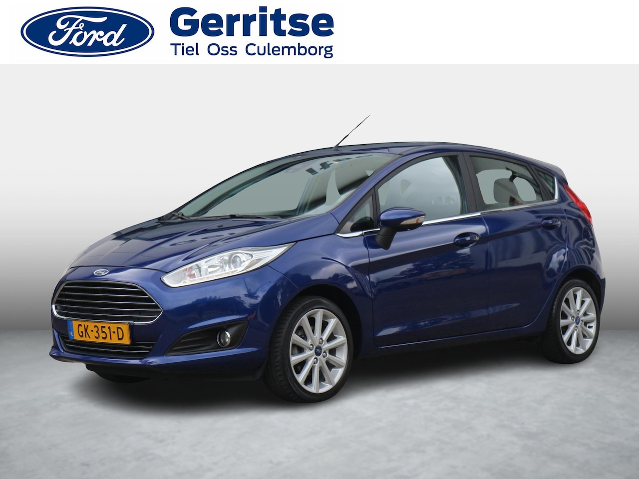 Ford Fiesta - 1.0 EcoBoost Titanium 5-drs 100pk * NAV * Cruise-, Climate Control * Trekhaak * D-riem ver - AutoWereld.nl