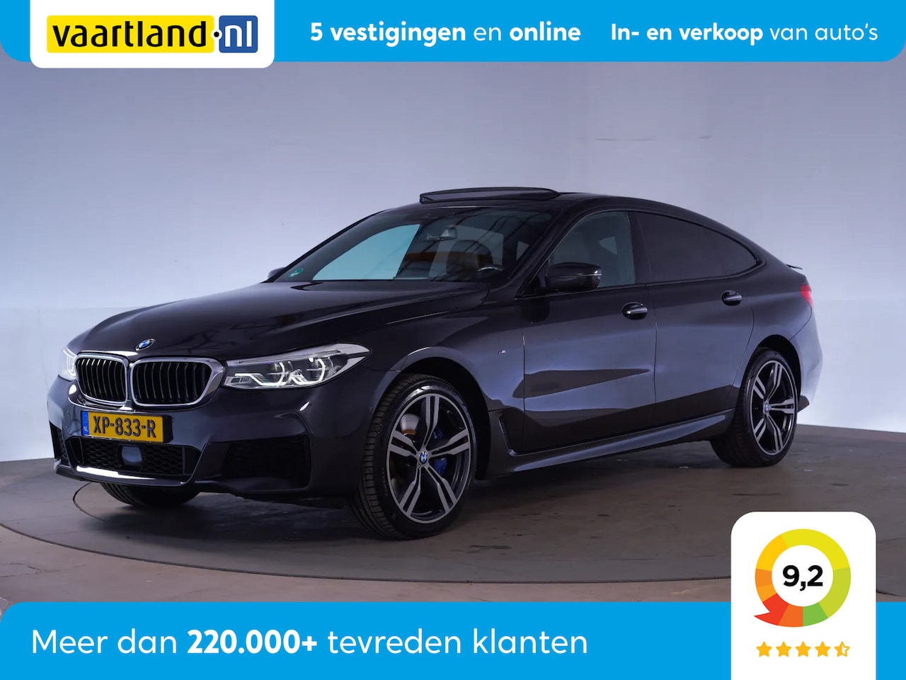 BMW 6-serie Gran Turismo - GT 640i xDrive M Sport High Executive [ Pano Soft-close Massage Nappaleder Bowers&Wilkins - AutoWereld.nl