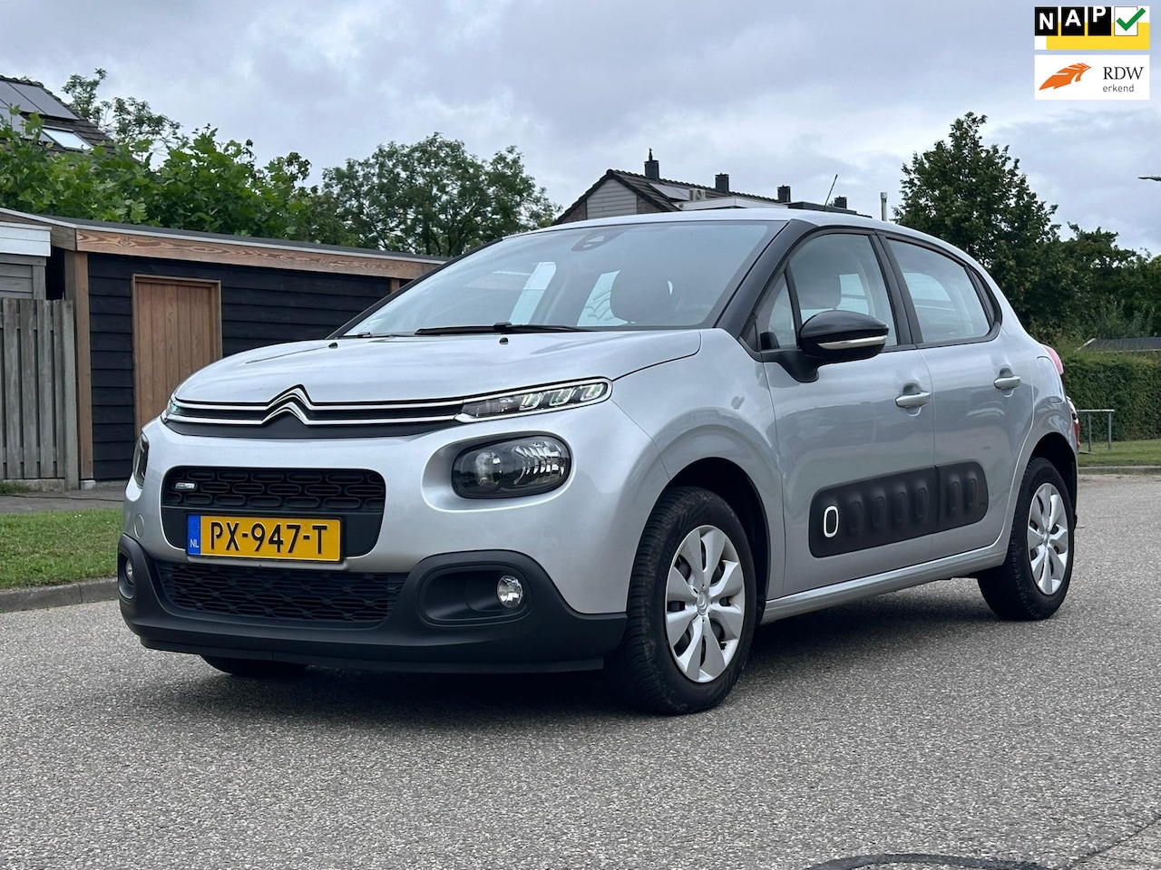 Citroën C3 - 1.2 PureTech Feel 105g Navigatie*Cruise*Clima*NAP*Parkeersensoren*Distributie VV*Dealer on - AutoWereld.nl