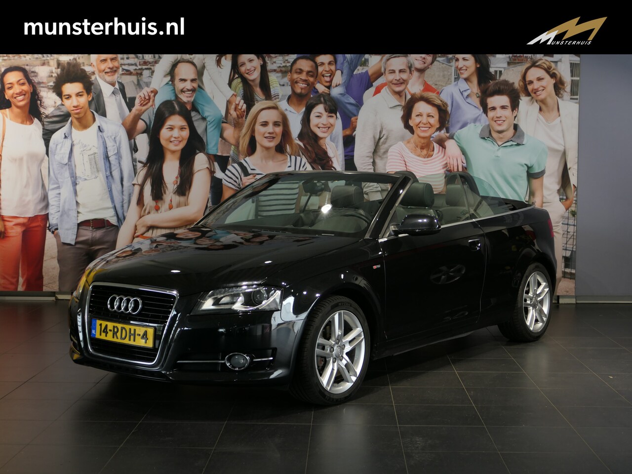 Audi A3 Cabriolet - 1.4 TFSI Ambition Pro Line S *Nette Auto* Clima, Navi, Cruise - AutoWereld.nl