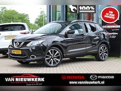 Nissan Qashqai - 1.2 115pk DIG-T Automaat Tekna Panoramadak Leder Dealer Onderhouden 19Inch 360View