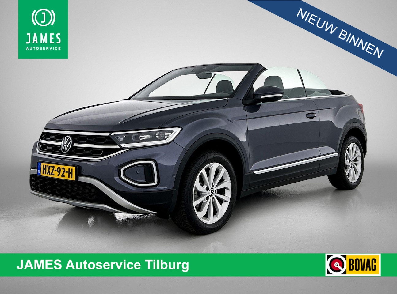 Volkswagen T-Roc Cabrio - 1.0 TSI Style CAMERA CARPLAY IQ-Light AD-CRUISE - AutoWereld.nl