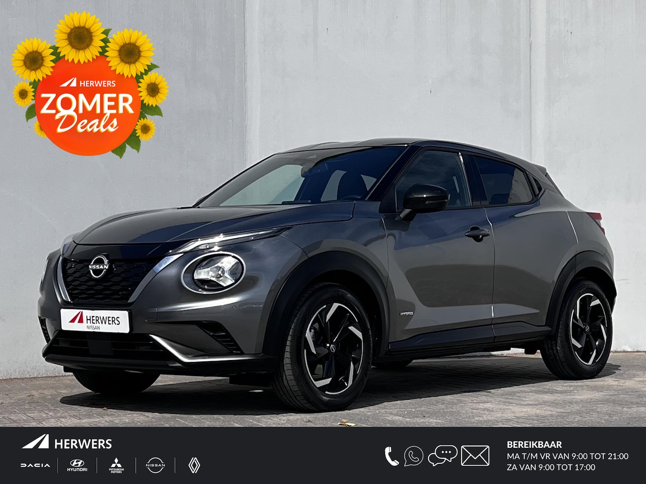 Nissan Juke - 1.6 Hybrid N-Connecta Automaat / Navigatie via Apple Carplay Android / Achteruitrijcamera - AutoWereld.nl