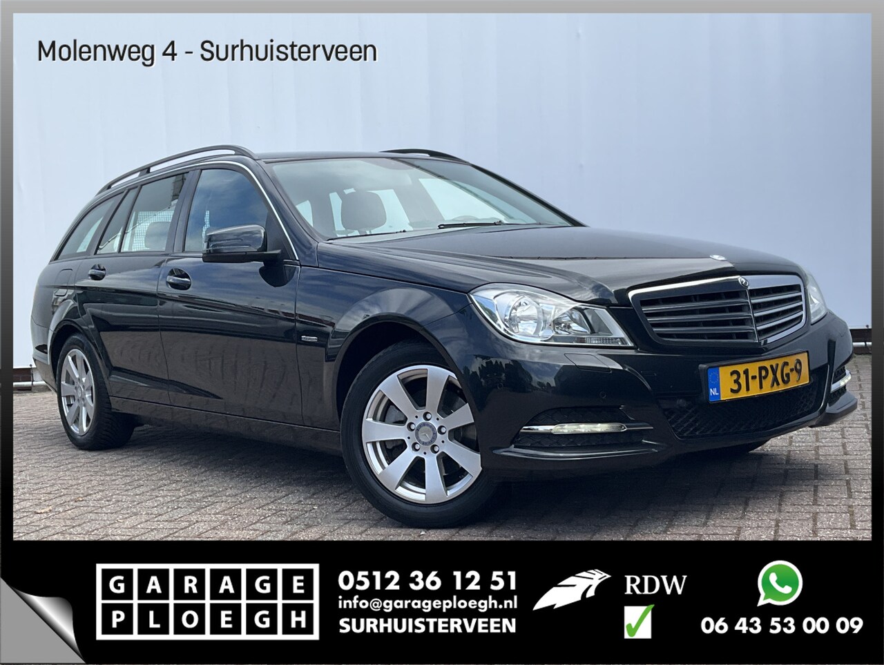 Mercedes-Benz C-klasse Estate - 180 Orig.NL Trekhaak Clima Navi Cruise Business Class 125! - AutoWereld.nl