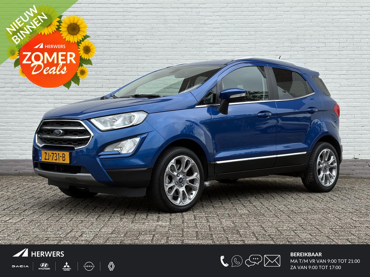 Ford EcoSport - 1.0 EcoBoost Titanium / Camera / Bang & Olufsen / Climate control / Cruise Control / Navi - AutoWereld.nl