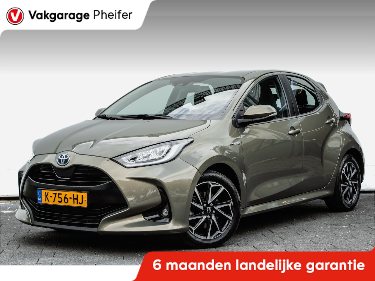 Toyota Yaris - 1.5 Hybrid Aut. Dynamic Adapt. cruise/ Camera/ DAB+/ Tel. bluetooth/ Lmv/ - AutoWereld.nl