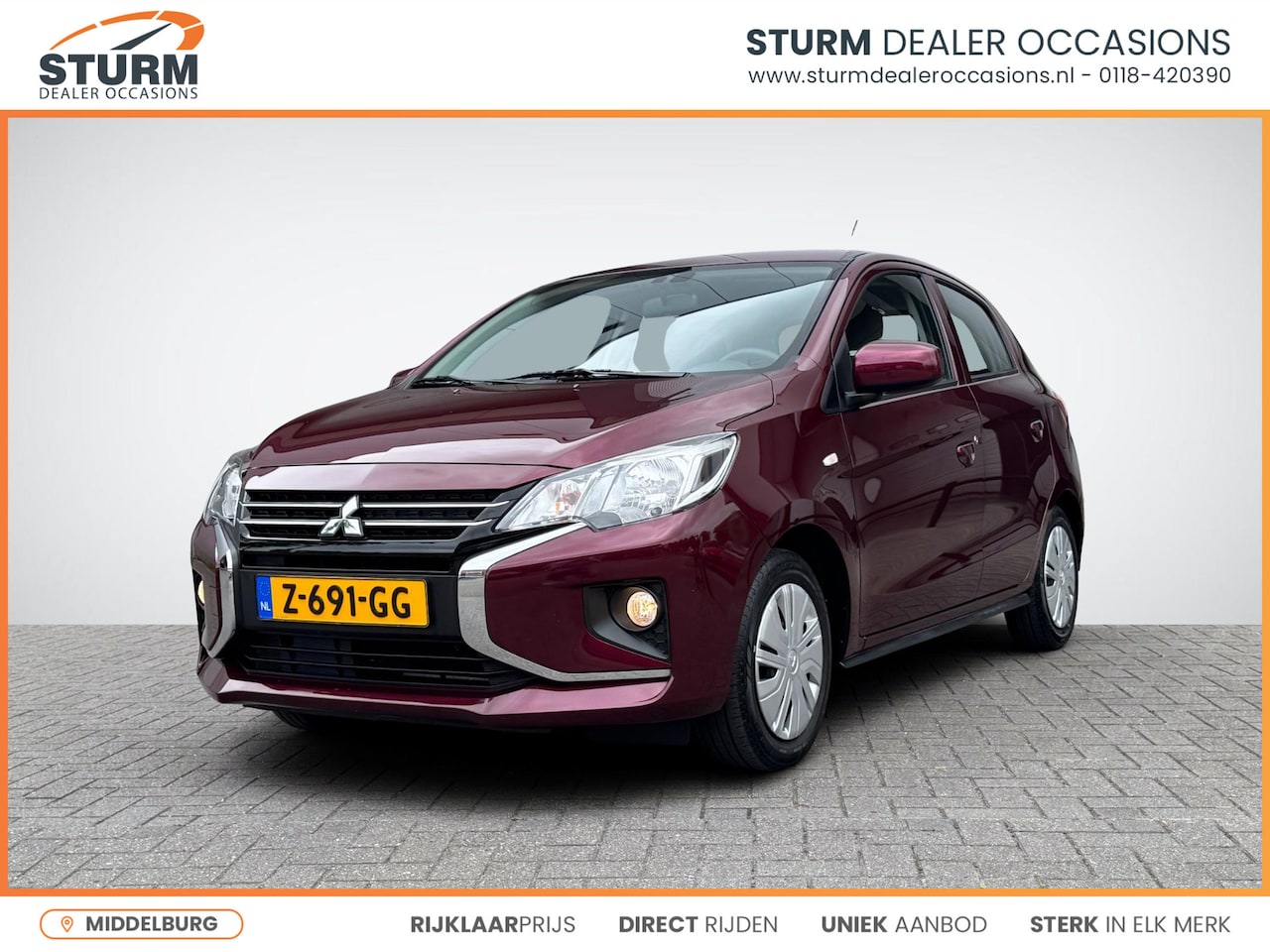 Mitsubishi Space Star - 1.2 Connect+ | Apple Carplay/Android Auto | Airconditioning | Bluetooth Tel. | DAB | Elek. - AutoWereld.nl