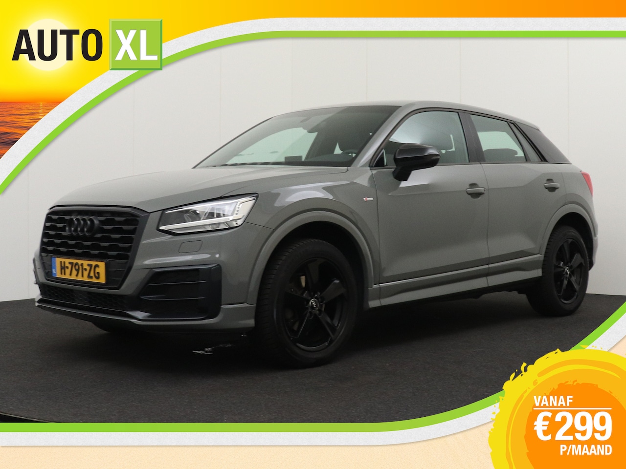 Audi Q2 - 35 150 PK Aut. TFSI S-Line Half-Leder Sportstuur+Stoelen Trekhaak - AutoWereld.nl