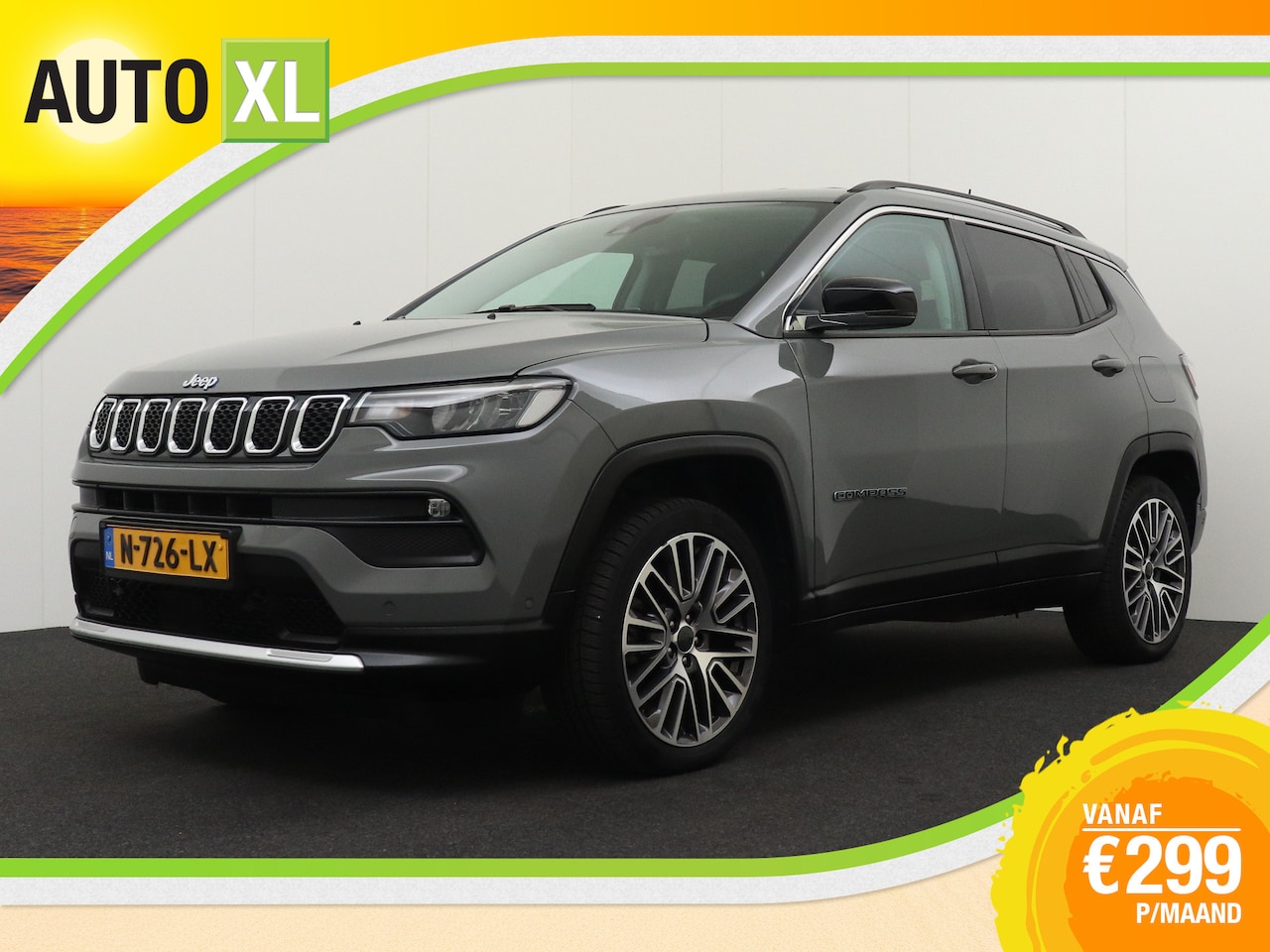 Jeep Compass - 4xe Aut. PHEV Limited Carplay Camera 19' LMV Half-Leder Adapt.Cruise - AutoWereld.nl