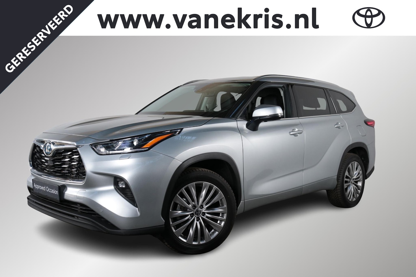 Toyota Highlander - 2.5 AWD Hybrid Executive 2.5 AWD Hybrid Executive, 7 pers, Leder, Facelift , Navi, DAB, Blindspot - AutoWereld.nl