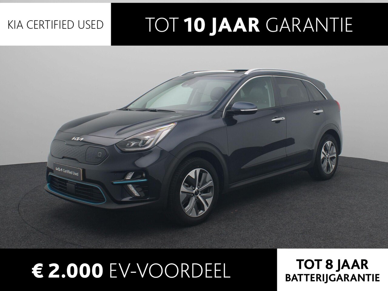 Kia e-Niro - ExecutiveLine 64 kWh | 3-Fase! | JBL | Elek. Stoelen | Leder | Zonnedak| Parkeer Camera | - AutoWereld.nl