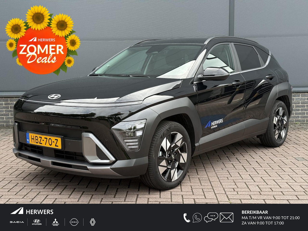 Hyundai Kona - 1.6 GDI HEV Comfort Smart / Stoel+Stuur Verwarming / Keyless / Achteruitrij Camera / Elekt - AutoWereld.nl