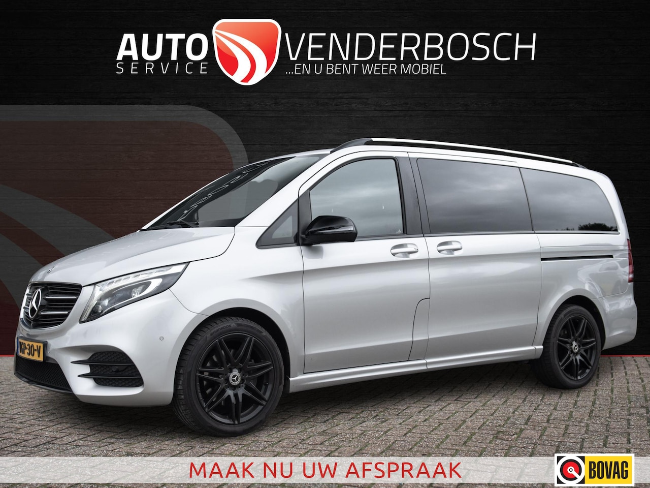 Mercedes-Benz V-klasse - 250d Lang DC Avantgarde 190pk | 5 Zits | 360 | LED | Leder | - AutoWereld.nl
