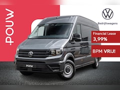 Volkswagen Crafter - 35 2.0 TDI 140pk L3H3 Highline | 2 Zitplaatsen Rechtsvoor | Trekhaak | Vering Verzwaard