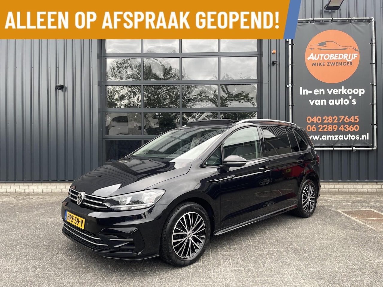 Volkswagen Touran - 1.4 TSI AUT. R-Line PANORAMADAK|ADAPTIEF CRUISE CONTROL|SFEERVERLICHTING|STOELVERWARMING|E - AutoWereld.nl