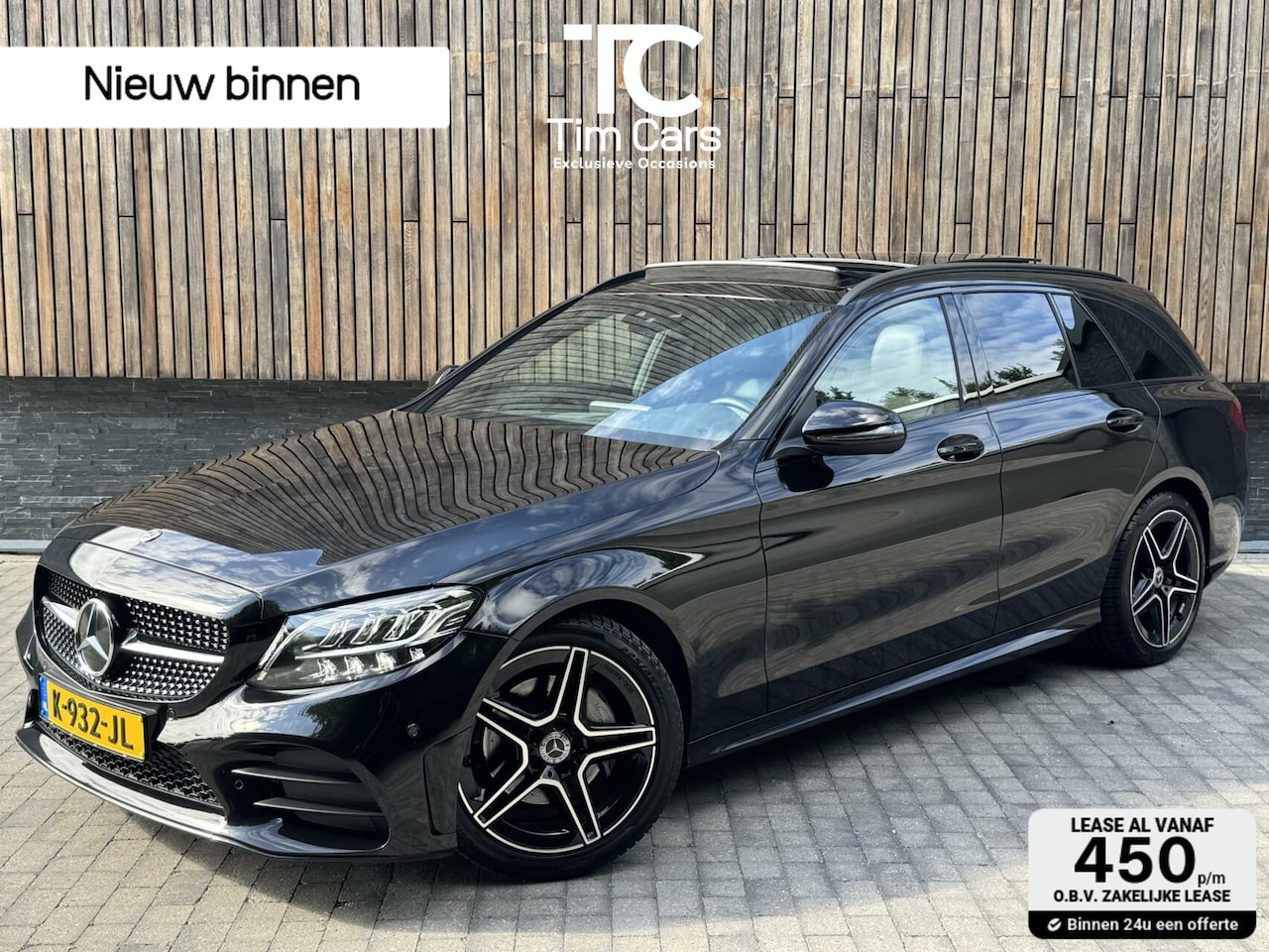 Mercedes-Benz C-klasse Estate - 180 AMG Automaat | Night Pakket | Panoramadak | Stoelverwarming | Achteruitrijcamera | LED - AutoWereld.nl