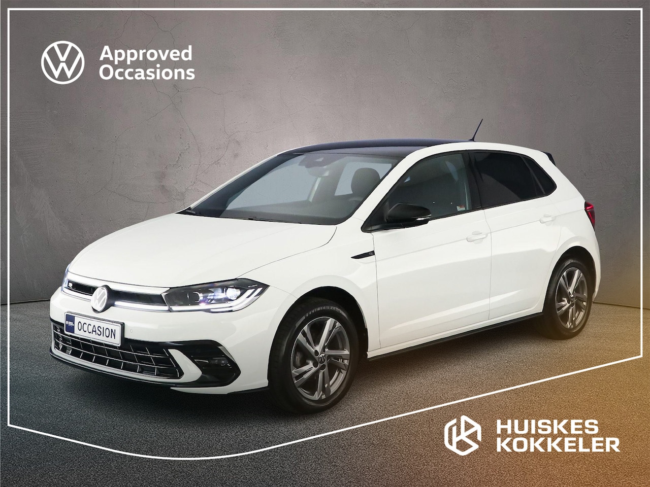 Volkswagen Polo - R-Line 1.0 TSI 95pk DSG Automaat Adaptive cruise control, Achteruitrijcamera, Stoelverwarm - AutoWereld.nl