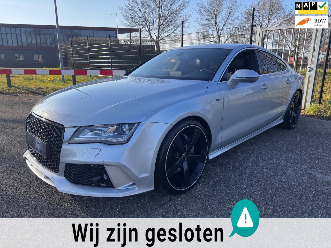 Audi A7 Sportback - 3.0 TFSI 420PK quattro RS7 look 21Inch Luchtvering - AutoWereld.nl