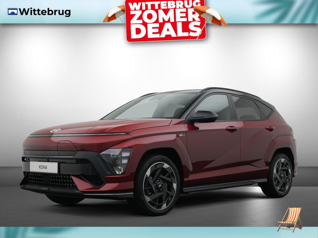 Hyundai Kona Electric - N Line Business 64.8 kWh Volledig Elektrish, Fiscaal aantrekkelijk, Navigatie en 360 grade - AutoWereld.nl