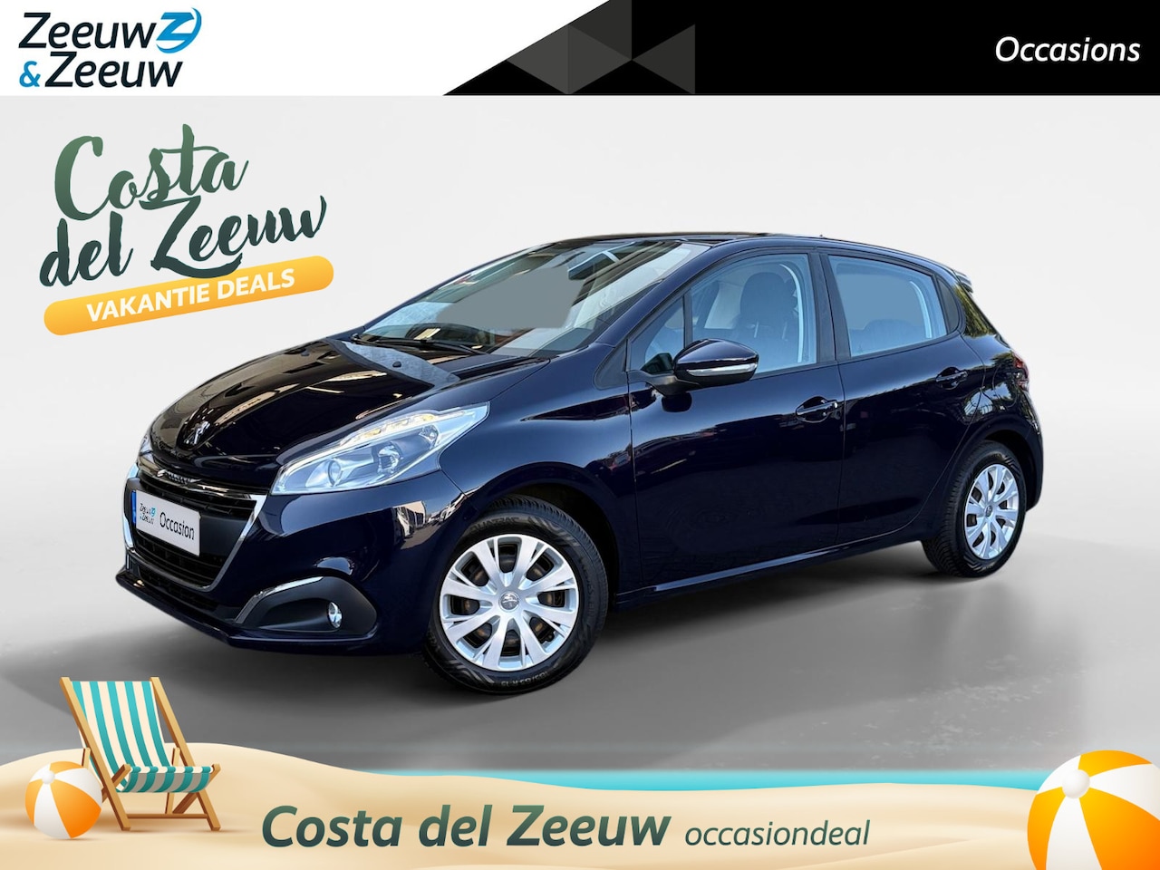 Peugeot 208 - 1.2 PureTech Blue Lion | Parkeersens. | Airco | Navi | Carplay | - AutoWereld.nl