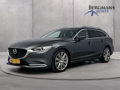Mazda 6 Sportbreak - 2.5 SkyActiv-G 194 Signature // 1E EIGENAAR // OPENDAK // LEDER //