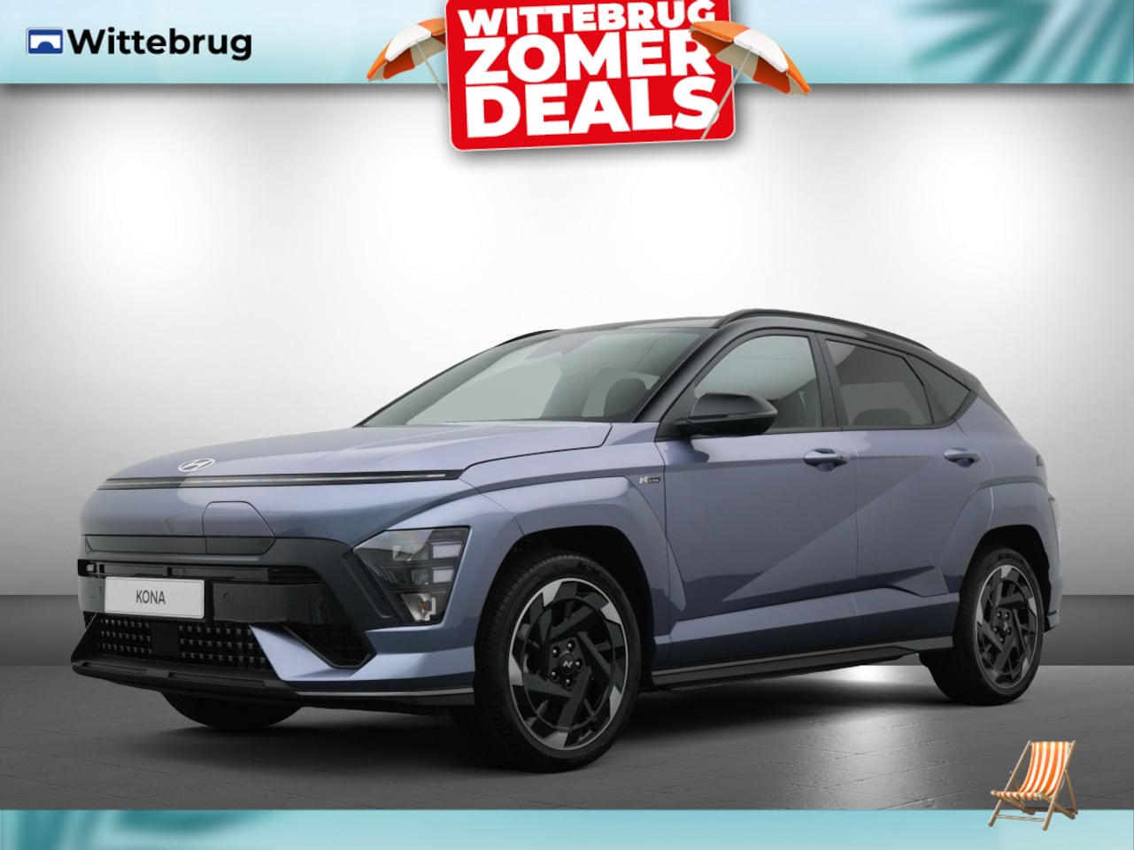 Hyundai Kona Electric - N Line Business 64.8 kWh Volledig Elektrish, Fiscaal aantrekkelijk, Navigatie en 360 grade - AutoWereld.nl