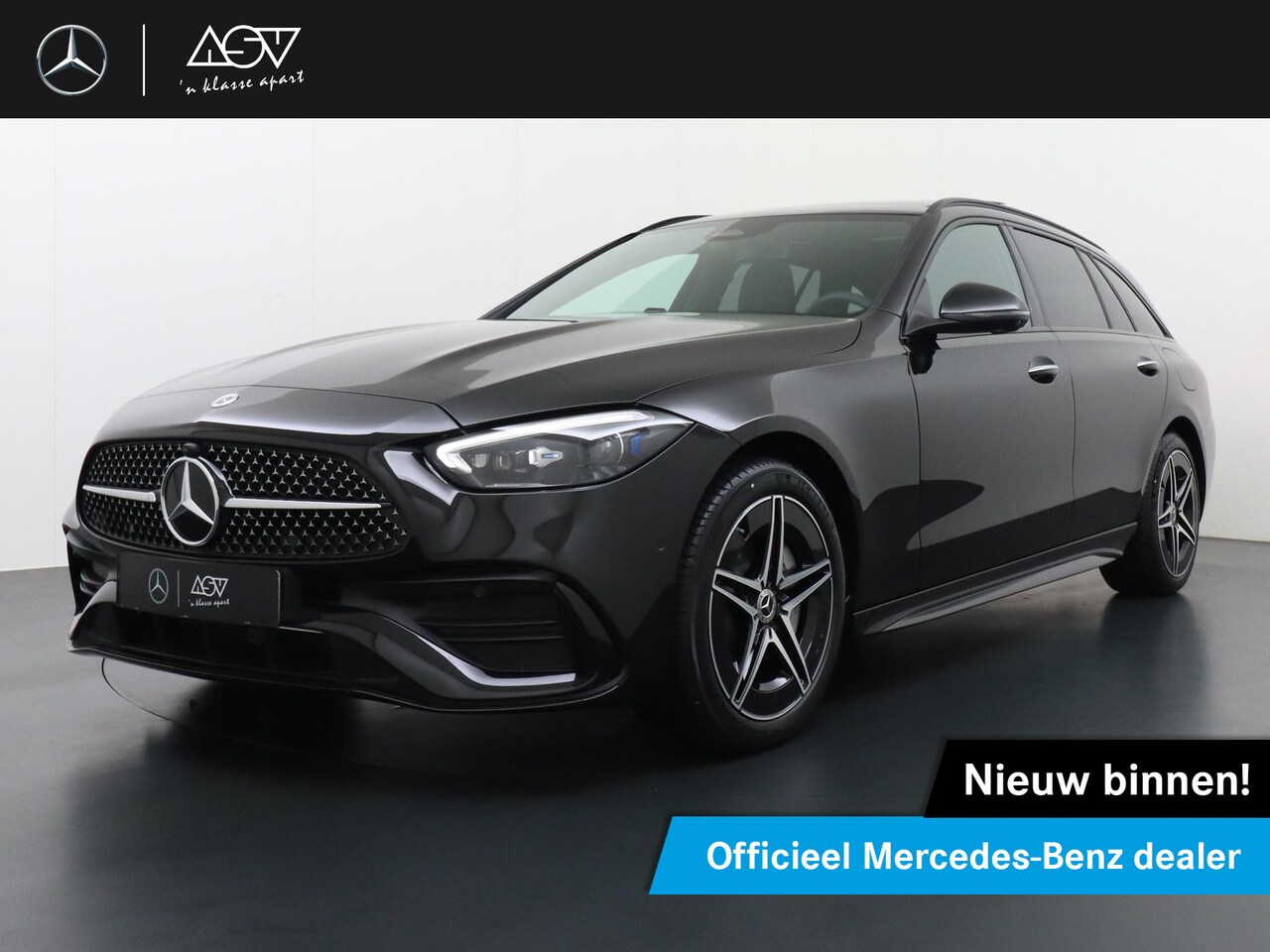 Mercedes-Benz C-klasse Estate - 300 e Business Solution AMG | Panorama - Schuifdak | Trekhaak Wegklapbaar | Memorystoelen - AutoWereld.nl