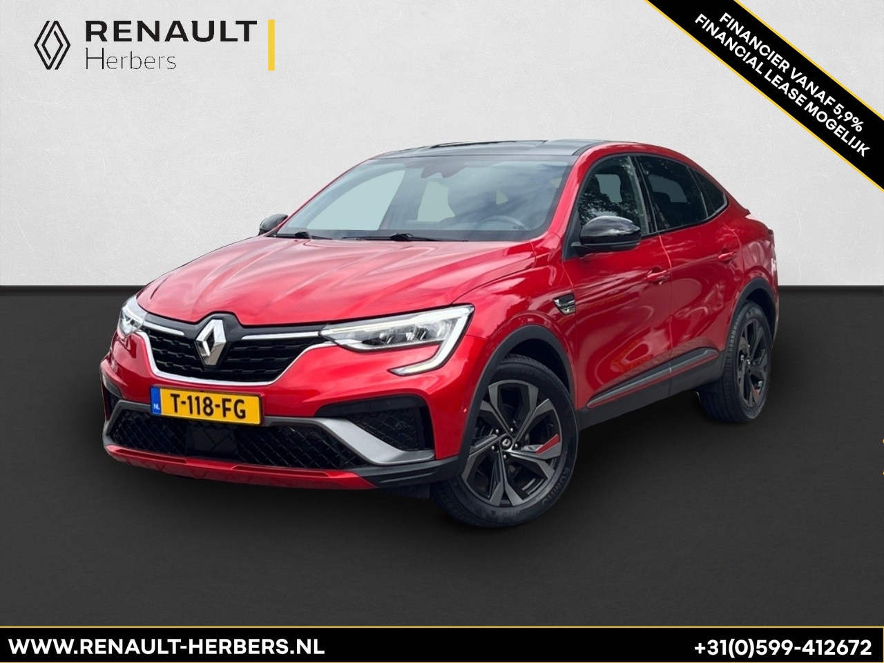 Renault Arkana - 1.6 E-Tech full hybrid 145 R.S. Line TREKHAAK / CAMERA / STOEL VERW. / CLIMATE / VOL! TREK - AutoWereld.nl