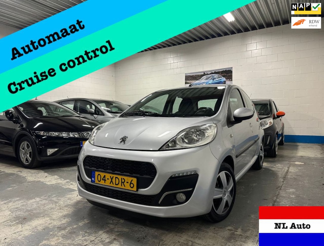 Peugeot 107 - 1.0 Active Automaat/Airco/Cruis/Elek/Led/Nap! - AutoWereld.nl