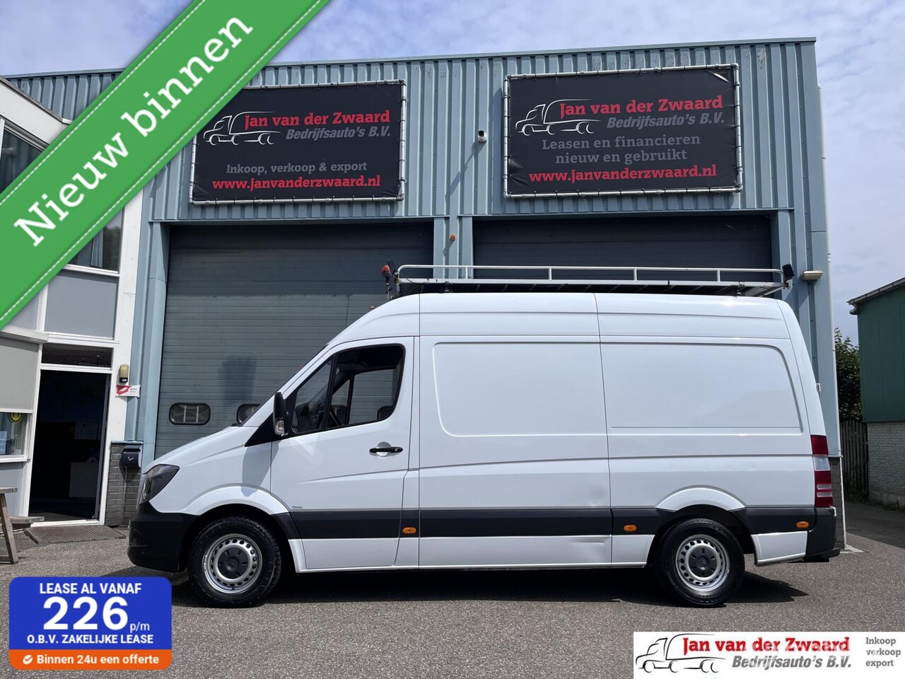 Mercedes-Benz Sprinter - 313 2.2 BlueTEC 366 HD Airco 3 Zitplaatsen MARGE auto - AutoWereld.nl