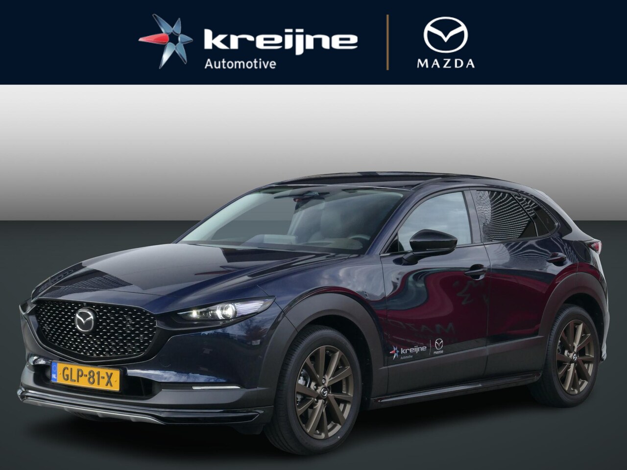 Mazda CX-30 - 2.0 e-SkyActiv-X M Hybrid Takumi | Aero Pack | Bronze Velgen | Shadowline Pack | RIJKLAAPR - AutoWereld.nl