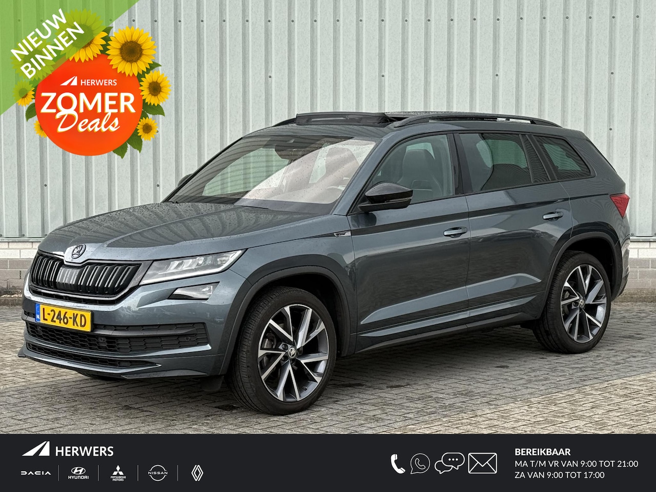 Skoda Kodiaq - 1.5 TSI Sportline Business 7 Persoons! Automaat / Origineel Nederlands Dealeronderhouden / - AutoWereld.nl