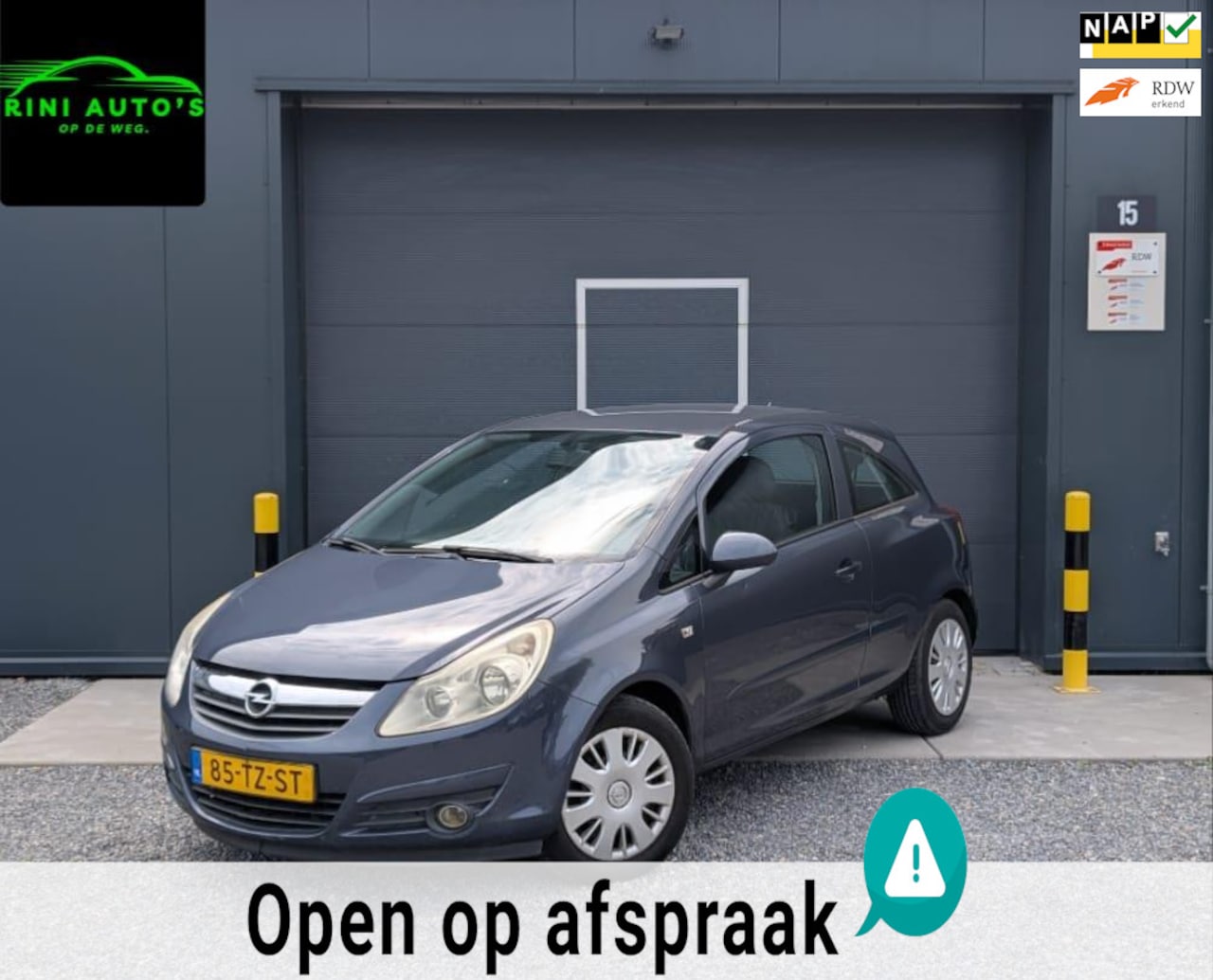 Opel Corsa - 1.2-16V Enjoy NAP, AIRCO, NEW APK!! - AutoWereld.nl
