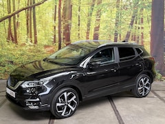 Nissan Qashqai - 1.2 Tekna Panoramadak 19 Inch LED 360 Camera Keyless Elek. Stoel Stoelverwarming Navi Trek