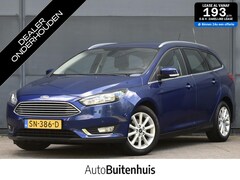 Ford Focus Wagon - 1.0 Titanium|1e Eigenaar|CLIMATE|PARKEERHULP|PDC|NAVI|CARPLAY|VOORRUITVERWARM