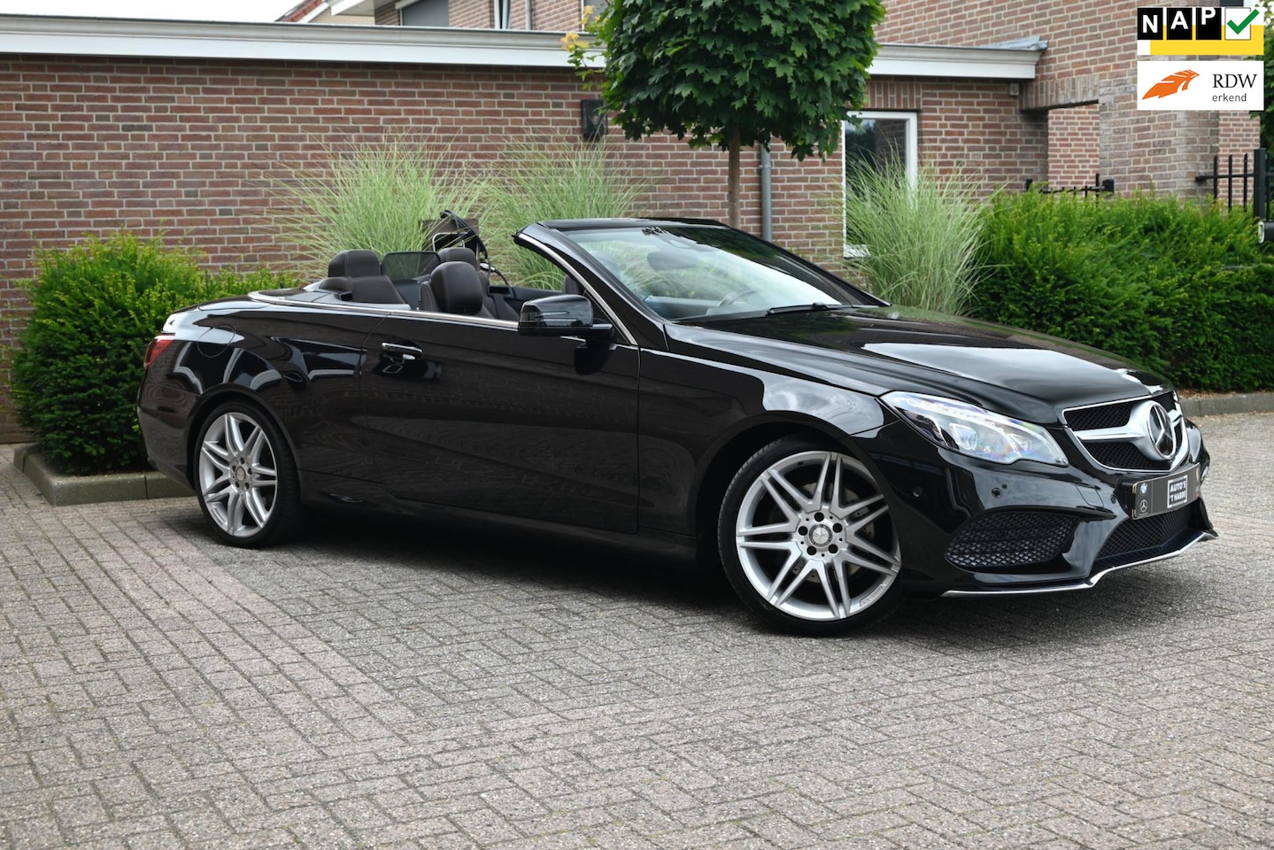 Mercedes-Benz E-klasse Cabrio - 350 Prestige 306 PK AMG Adaptive Harman Kardon 360 Camera Leder 19'' - AutoWereld.nl